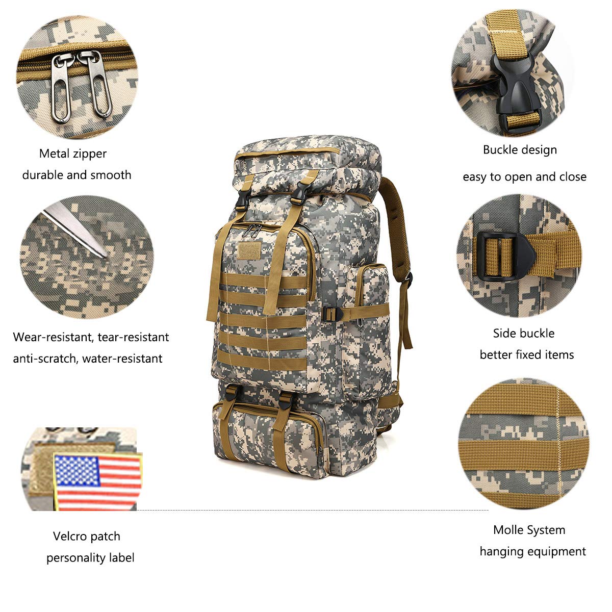Customized ColorsTactical Military Backpack