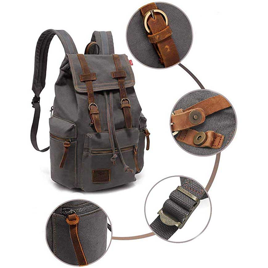 High Quality Material Canvas Backpack