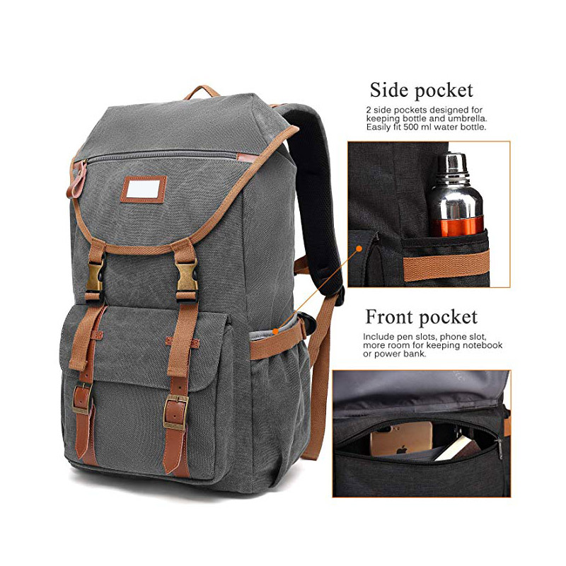 Ergonomic and lightweight Canvas Backpack