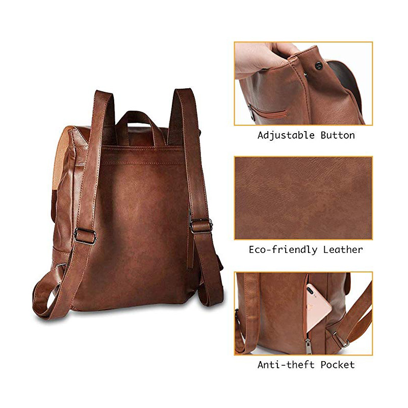 Casual Backpack with Adjustable Straps
